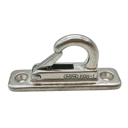 Heavy Duty Stainless Steel Dog Leash Holder Wall Mounted Secure Indoor Outdoor Use Enclosed Pet Tie Out Hook Easy Install