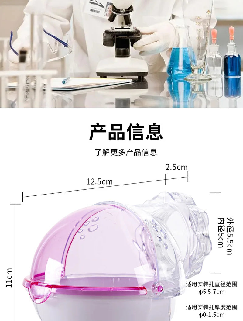 1Pc Pet Hamster Box Bath Sand Room House Bathroom Cage Box for Hamster Mouse Toilet for Small Animal Pets Supplies