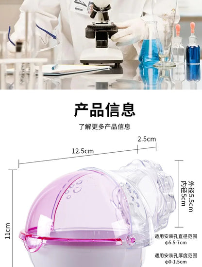 1Pc Pet Hamster Box Bath Sand Room House Bathroom Cage Box for Hamster Mouse Toilet for Small Animal Pets Supplies