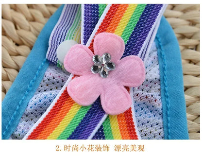 Female Dog Sanitary Panties Breathable Strap Type Reusable Washable Pet Diaper Shorts Summer Thin Heat Period for Teddy Dogs