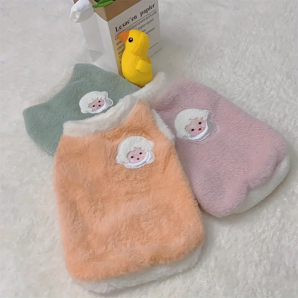 Cats Accessories Pets Warm Kittens Clothes for Winter Kitten Small Kitten Stuff Apparels Cooling Clothing Dog´S Sweater Vests