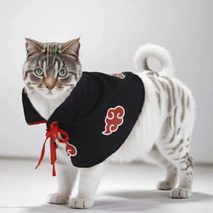 New Anime Haruto Pet Cloak Clothes Pet Cat Dog Cosplay Costume Hokage Uzumaki Akatsuki Photo Props Birthday Fans Gifts Toys