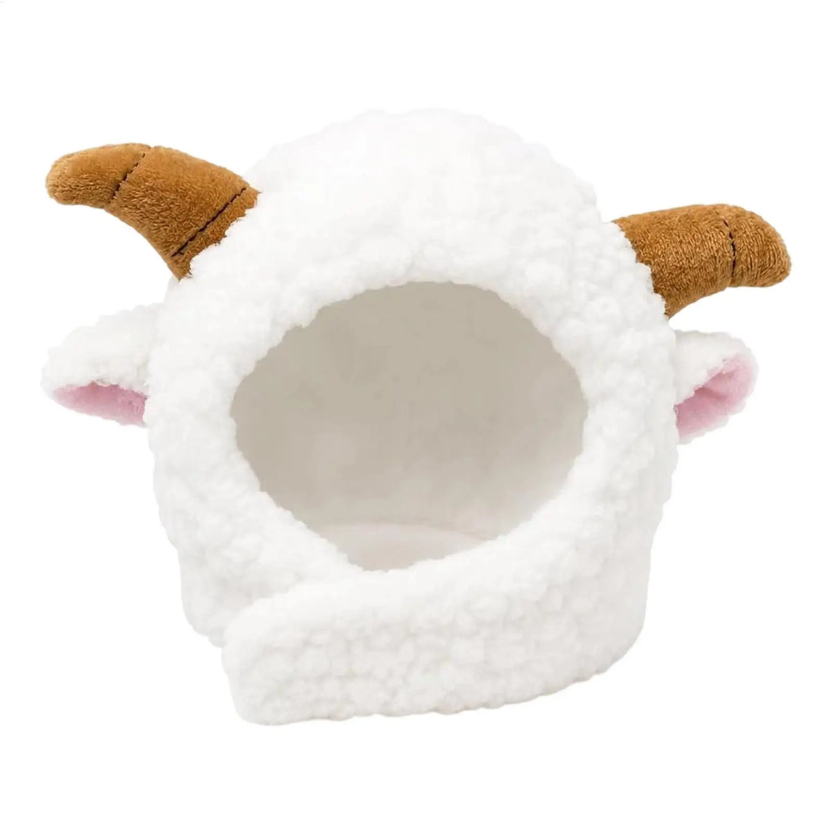 NEW Cat Winter Headwear Cute Sheep Shaped Washable Breathable Kitten Puppy Winter Headwear Covers for Halloween Party Festival