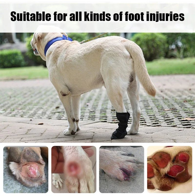 Pet Waterproof Foot Supplies Cover Dog Post-Surgery Injury Protection Cover Four Feet Can Be Used Protect Dog Paw Shoe Cover