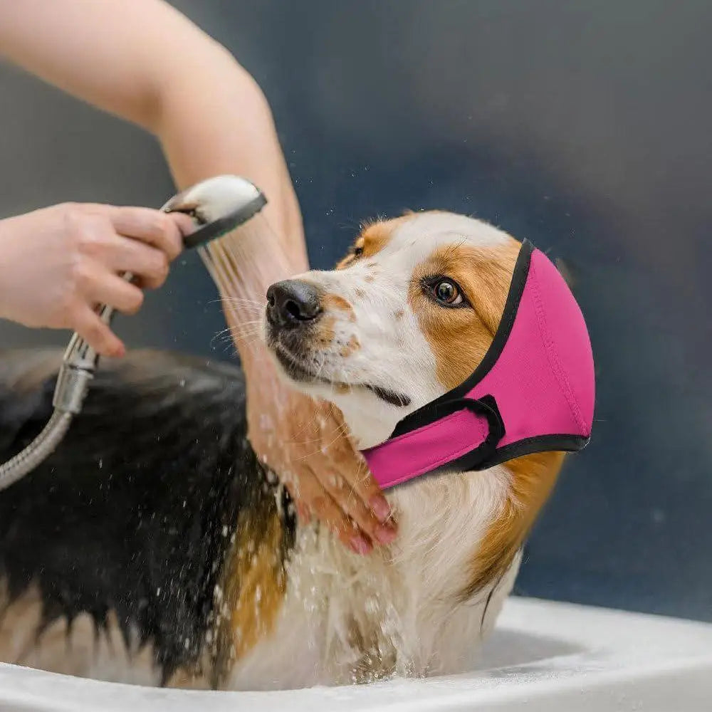 Dog Ear Muffs Noise Protection Waterproof Plugs Soundproof Waterproof Dog Noise Cancelling Headphones for Grooming Bathing ﻿