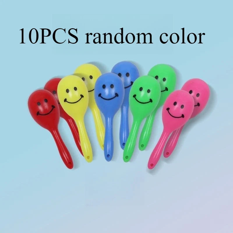 10Pcs Parrot Chewing Toys - Parrot Bell Toys for Relieving Boredom and Self-Amusement, Colorful Joyful Spoon Balls