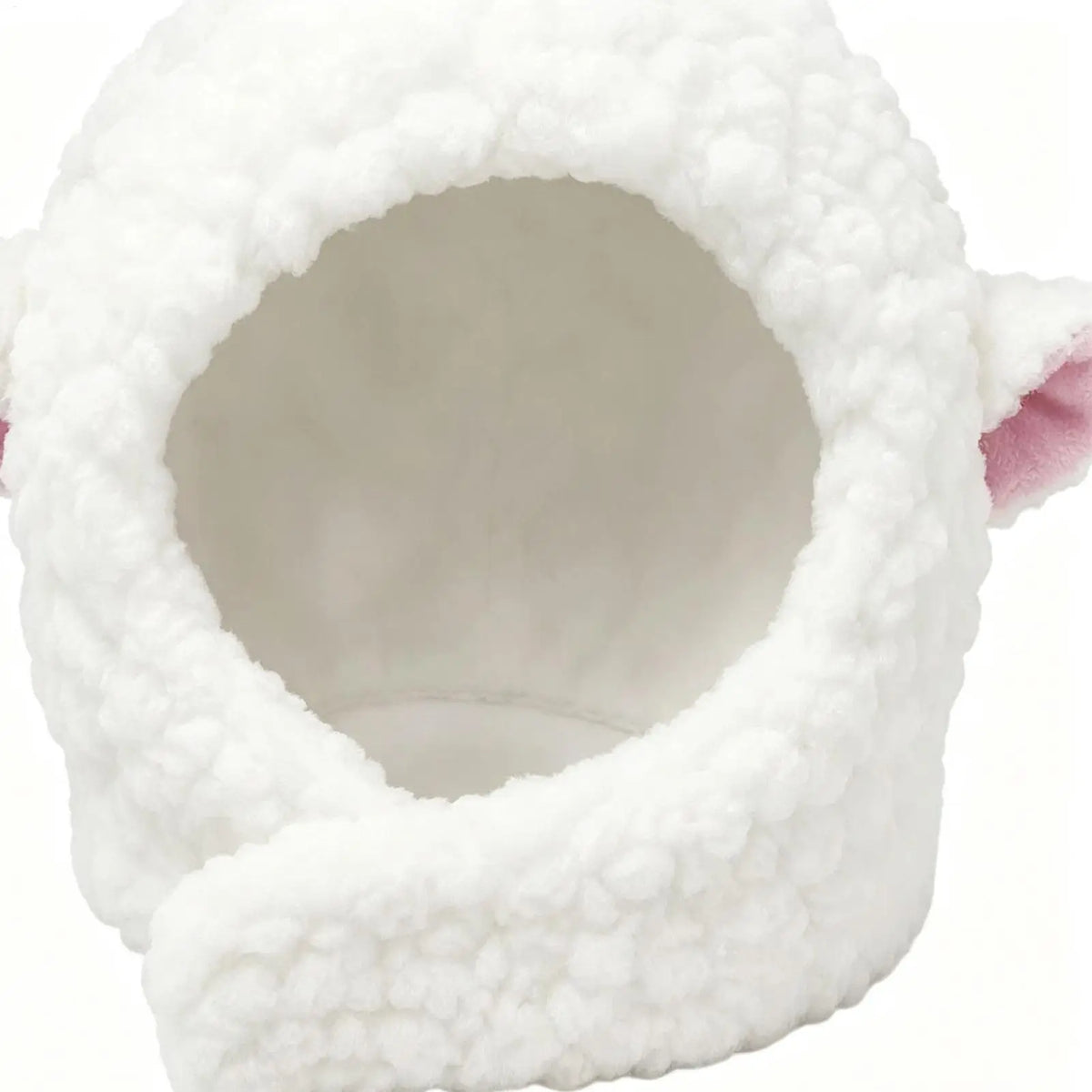 NEW Cat Winter Headwear Cute Sheep Shaped Washable Breathable Kitten Puppy Winter Headwear Covers for Halloween Party Festival