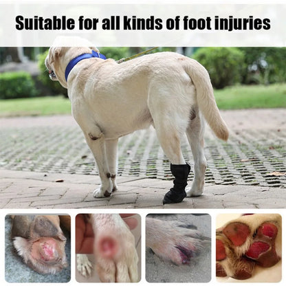 Pet Waterproof Foot Supplies Cover Dog Post-Surgery Injury Protection Cover Four Feet Can Be Used Protect Dog Paw Shoe Cover