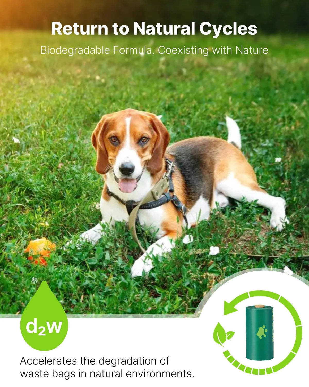 Thick Dog Poop Waste Bags Refill Rolls 270PCS Lavender Scented Biodegradable