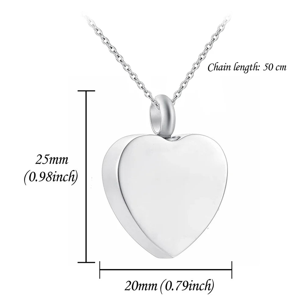 Cremation Jewelry Pet Dog Paw Print Owner'S Foot Pattern Pendant Necklace Keepsake Jewelry - Never Walk Alone