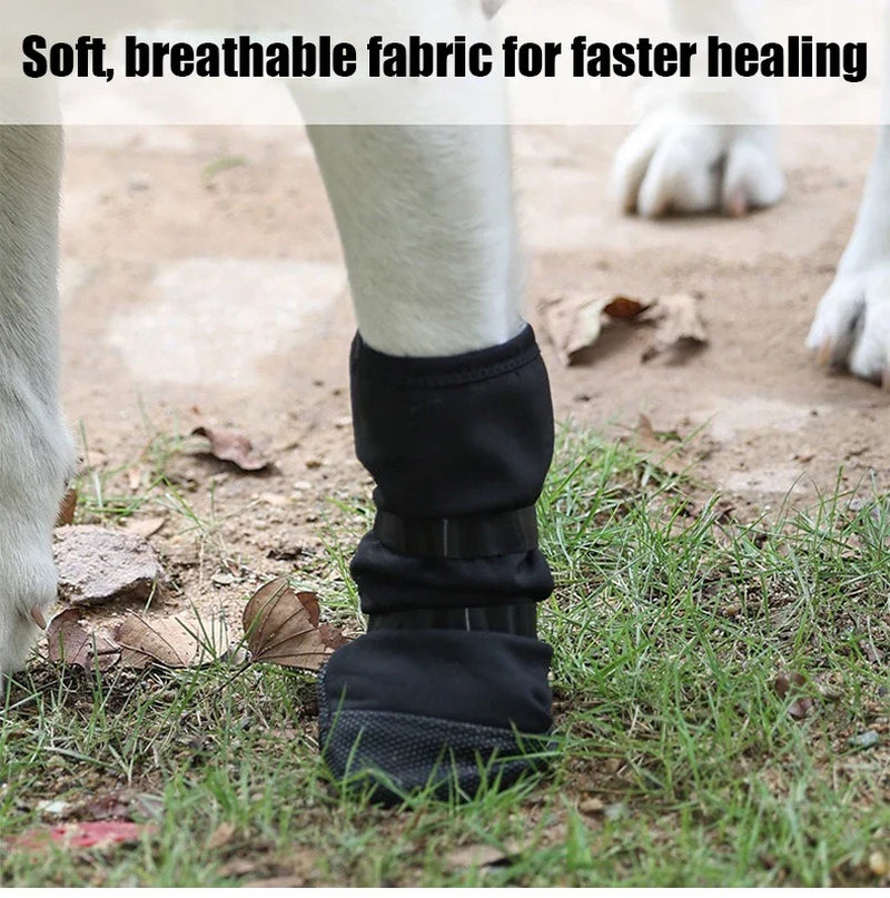 Pet Waterproof Foot Supplies Cover Dog Post-Surgery Injury Protection Cover Four Feet Can Be Used Protect Dog Paw Shoe Cover