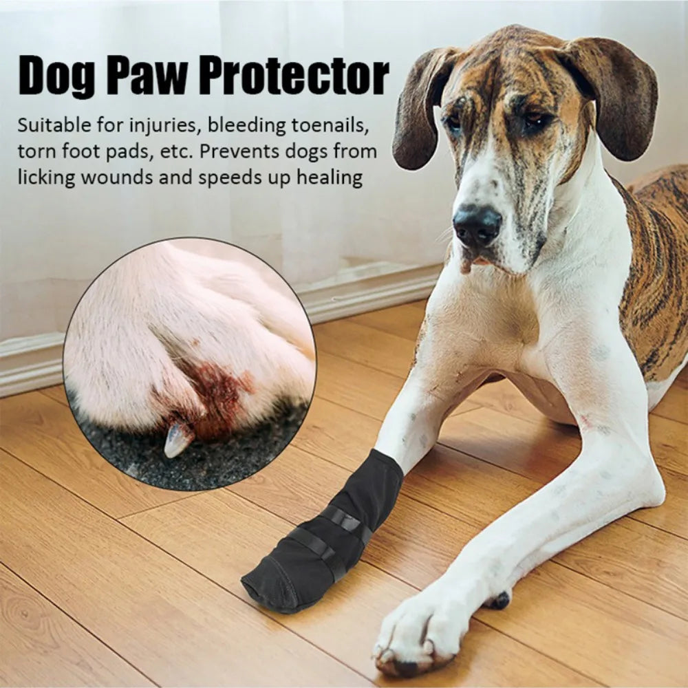 Pet Waterproof Foot Supplies Cover Dog Post-Surgery Injury Protection Cover Four Feet Can Be Used Protect Dog Paw Shoe Cover
