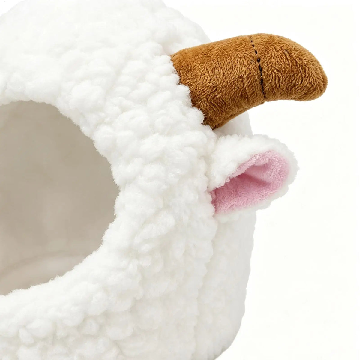 NEW Cat Winter Headwear Cute Sheep Shaped Washable Breathable Kitten Puppy Winter Headwear Covers for Halloween Party Festival
