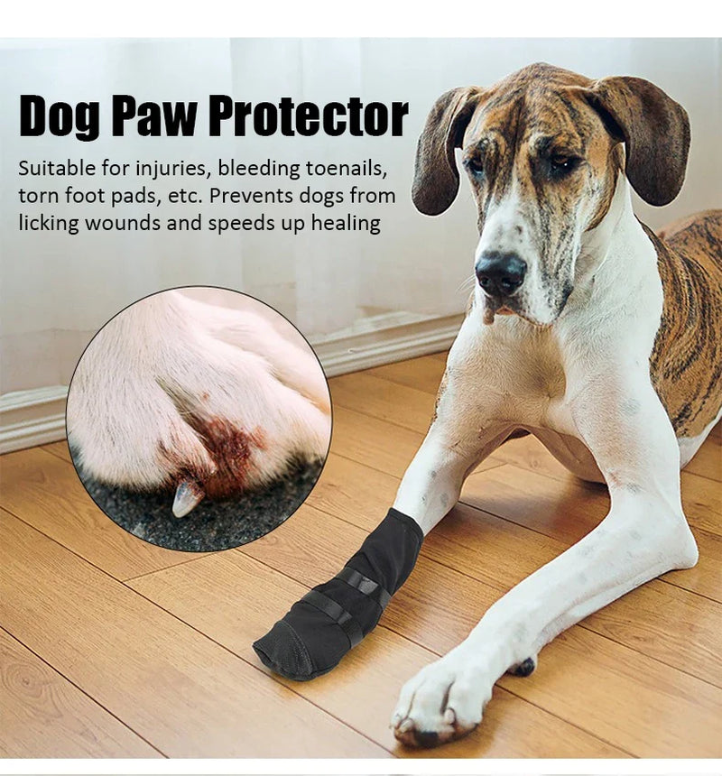Pet Waterproof Foot Supplies Cover Dog Post-Surgery Injury Protection Cover Four Feet Can Be Used Protect Dog Paw Shoe Cover