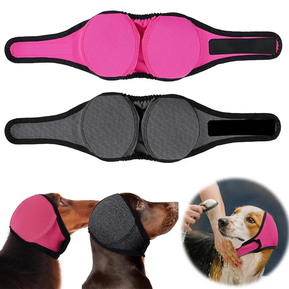 Dog Ear Muffs Noise Protection Waterproof Plugs Soundproof Waterproof Dog Noise Cancelling Headphones for Grooming Bathing ﻿